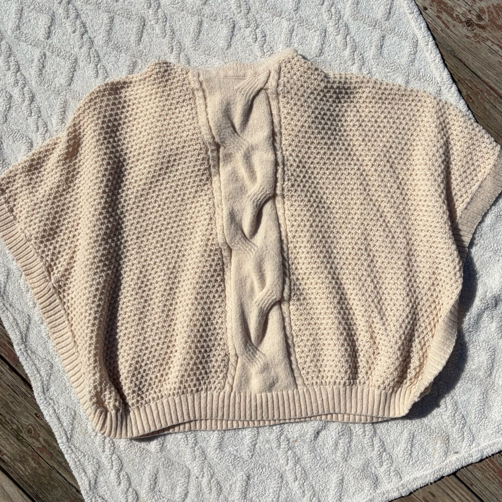 Cozy Cream Cable Knit Mock Turtleneck Sweater